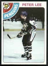 1978-79 Topps Peter Lee RC #244 Pittsburgh Penguins