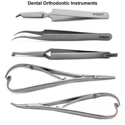 Dental Kieferorthopädische Blattschraube Platzierung Halteinstrumente Kit Mathieu Pinzette CE