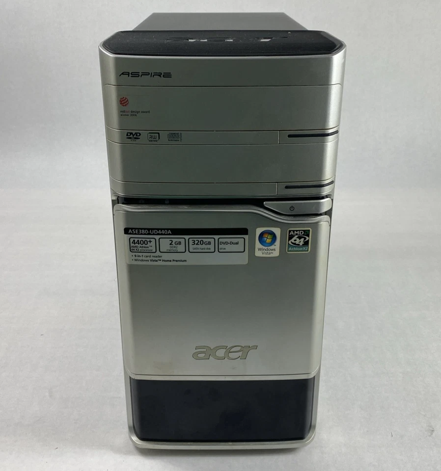 Acer Aspire E380 MT AMD Athlon 64 x2 2.31GHz 2GB RAM No HDD No OS - Image 2 of 4
