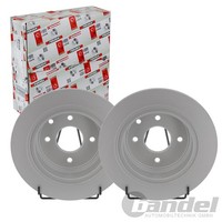2X Ferodo 292Mm Bremsscheiben Voll Hinten Passend FüR Nissan Cube Tiida | DDF194