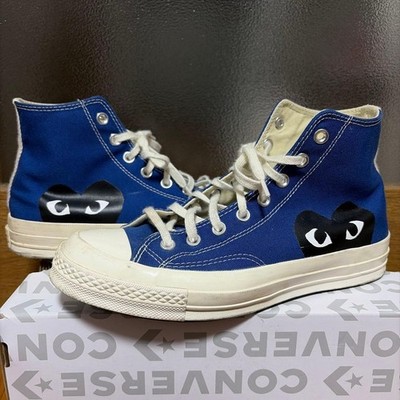 Converse Ct70 Collab PLAY Comme Des Garcons Play Sneakers Shoes Blue Men 8.0US