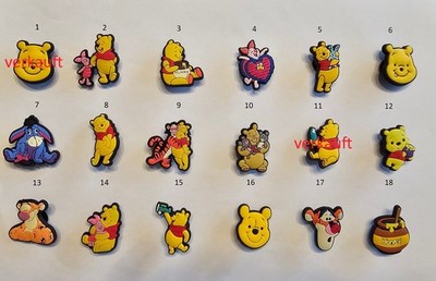 Winnie Puuh: Coole Schuhanstecker, Charms, Jibbitz für Crocs und Schnürschuhe