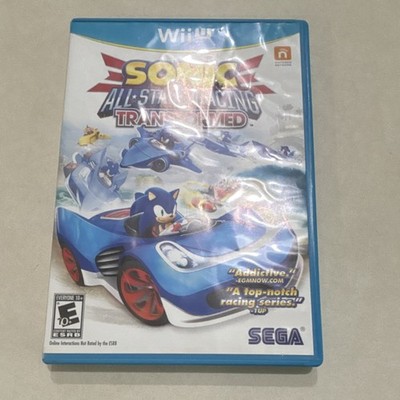 SEGA Sonic & All-Stars Racing Transformed Nintendo Wii U Racing Manual Included