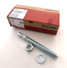 5x W&uuml;rth Fixanker W-FAZ/S M24 x 220 verzinkt Bolzenanker Schwerlastanker ETA