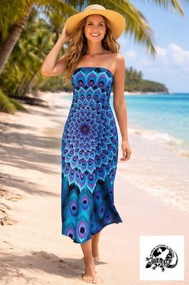 Sarong + Gratis Sarongschnalle Wickeltuch Wandbehang Strandtuch Pareo Sari Lungi