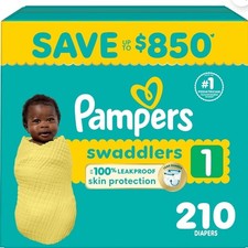 Pampers Baby Size 1 , Diaper 210 BEST QUALITY