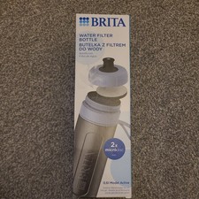 Image of BRITA Sports Water Filter Bottle Active Blue - 600ml 2x MicroDiscs Carbon Filter