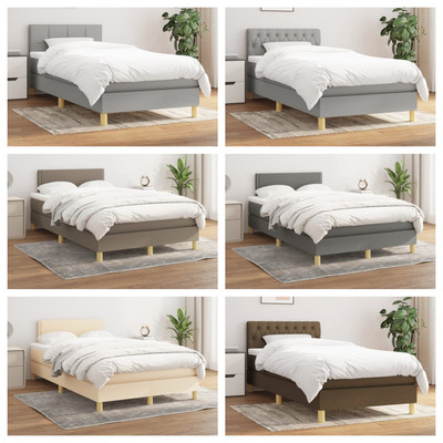 Boxspringbett mit Matratze Stoff Bett Hotelbett Designerbett Doppelbett