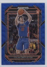 2023-24 Panini Prizm Draft Picks Blue Wave Prizm /249 Colin Castleton #45 pe8