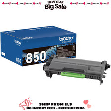 Brother TN-850 Black High Yield Toner Cartridge 8,000 Pages