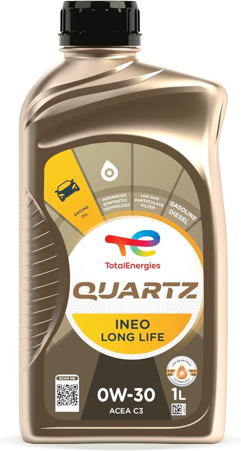 TotalEnergies Quartz INEO Long Life 0W30 Fully Synthetic Engine Oil 1L  C3  New