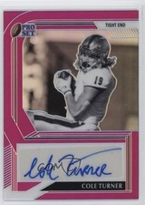 2022 Leaf Pro Set Metal Black & White Pink Prismatic 24/25 Cole Turner Auto i6j