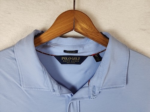 CAMISA POLO Golf Ralph Lauren Elástica Lisle Azul Cielo Suave Talla XXL 2XL Perú - Imagen 3 de 12