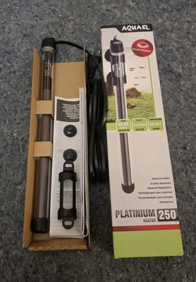 Aquael Platinum 250 Heater Electronic Aquarium Glass Heating Rod 250W 48-66 Gal