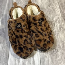 Women  s ARIAT Leopard Print X-Small  5-6 Bootie Slipper