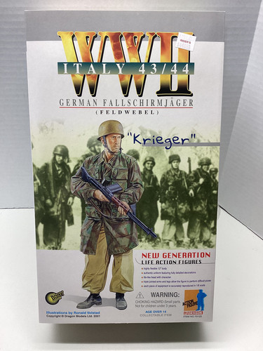Dragon 1/6 WWII 1943/44 Italy German Fallschirmjager Feldwebel Krieger NEU 70122 - Bild 1 von 12