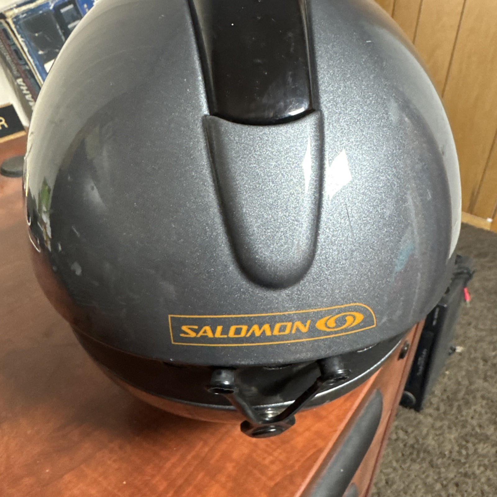 Salomon Snowsport Casco Sci Snowboard Adulto Imbottito Grigio Medio