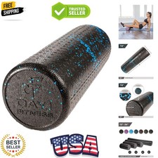 High Density Foam Roller   Deep Tissue Muscle Massage  Myofascial Release fo...