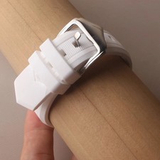 20mm Rubber Silicone Watch Strap Band For Omega Seamaster 300 Watchband Belts