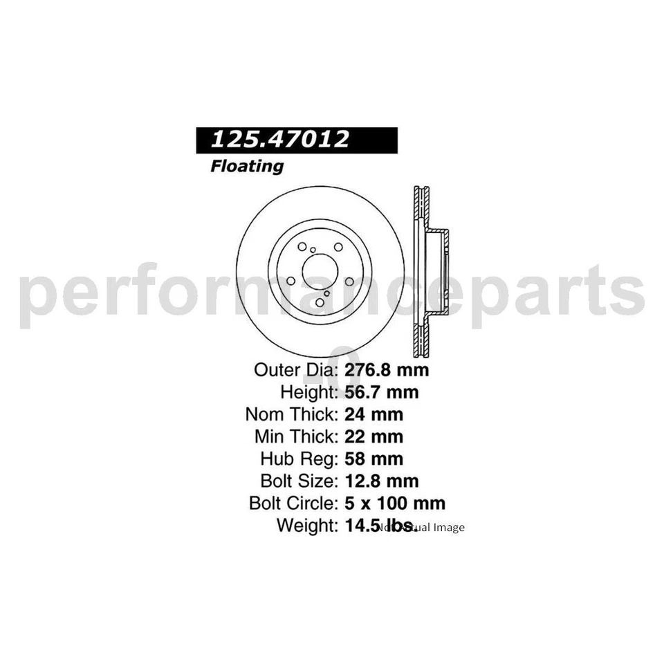 Juego de pastillas de freno de disco delanteras rotor de freno de disco para Subaru Legacy 1997-2002 Foto 3 de 4