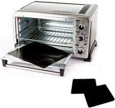 2-Pack 11" Non-Stick Toaster Oven Liner