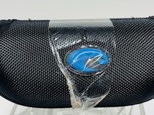 Costa Del Mar Sunglasses Case Zip-up Hard Clamshell Holder W/ Match Logo Cloth