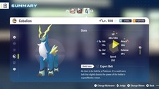 Pokémon Legends ZA Mega Dimension SHINY COBALION MAX IVS EVS INSTANT DELIVERY