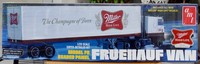 Amt 1234 Fruehauf Van Model: Fb Beaded Panel Trailer Miller Beer 1:25