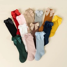 New Brand Baby Toddlers Socks Autumn Winter Children Girls Knee High Long Sock C