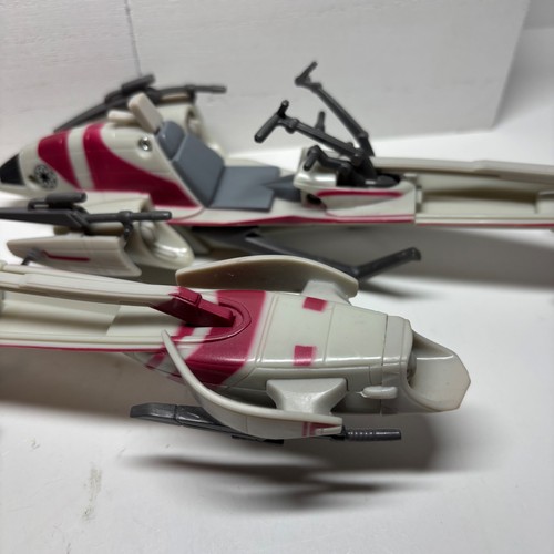 3x Lot Star Wars Clone Wars Turbo Tank Exclusive BARC Speeder Bike Hasbro 2005 - Picture 5 of 16