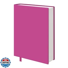 KICNIC Rose Fabric Book Cover for Hardcover, 1 Pack, 6x9 Inch, Up