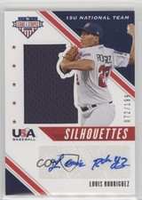 2020 Panini USA Baseball Stars & Stripes 72/199 Louis Rodriguez #USJ-LR Auto uk2