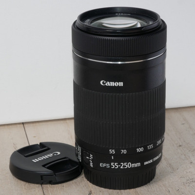 Canon EF-S 55-250mm F4-5.6 IS STM DSLR Camera Lens *VERY GOOD/TESTED*