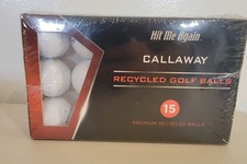 Callaway HIT ME AGAIN . RECYCLED GOLF BALLS.. im sealed package