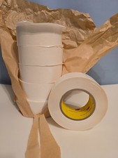 9579-2 inx36yd - Double Coated Tape 2" X 36 Yd - White - Pack of 6 New Rolls