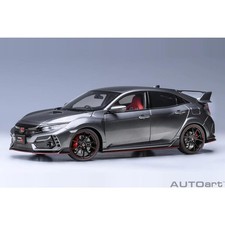 AUTOart 1/18 Honda Civic Type R FK8 2021 Polished Metal Metallic  Mini Car