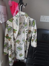 Kid's Baby Yoda robe size large L 10/12 