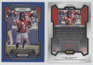 2024 Panini Prizm Draft Picks Blue Prizm /199 Quinshon Judkins #146