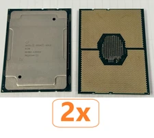 Lot of 2 - Intel Xeon Gold 6138 2.0 GHz 20 Cores SR3B5 CPU LGA3647 (Socket P)
