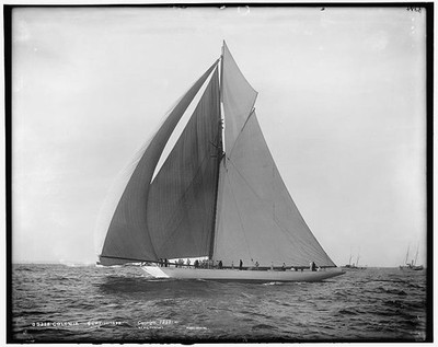 Colonia,yachts,boats,ships,sailing,water vessels,Detroit Publishing Co.,1893 3