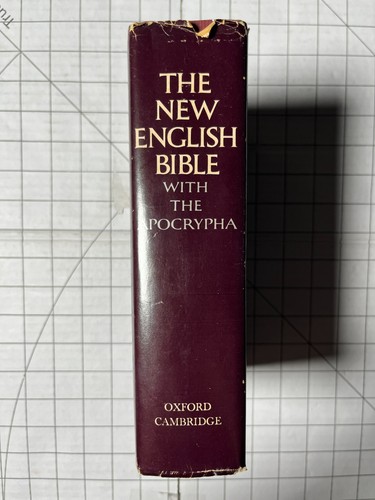 The New English Bible with the Apocrypha Standard Edition Oxford Cambridge HC/DJ - Picture 2 of 5