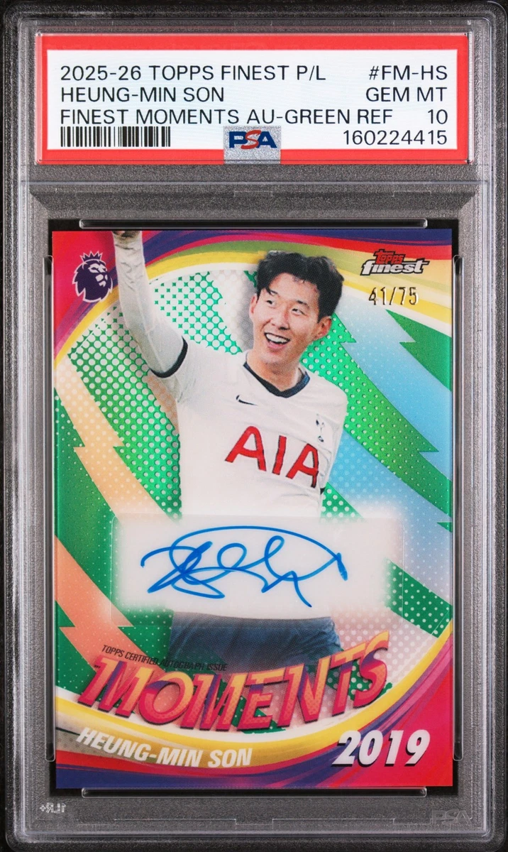 Topps Soccer Tottenham Hotspur Autographed Sports Trading Cards