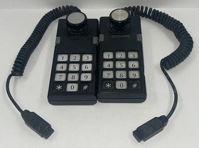 2 Coleco Colecovision Computer Joystick & Power Supply Black OEM UNTESTED READ!