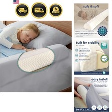 1-Pack Toddler Bed Rail Bumper, Bed Bumper for Toddlers, Kids Foam Safety Be...