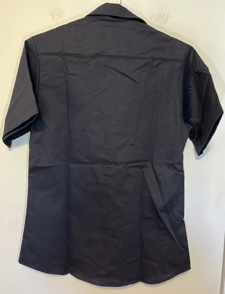 NUEVO CON ETIQUETAS Camisa Azul Policía Manga Corta Blauer Streetgear 8711W Para Mujer XS Reg Foto 2 de 4