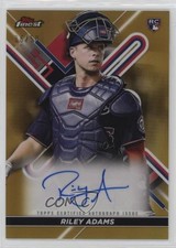 2022 Topps Finest Gold Refractor 36/50 Riley Adams #FA-RAD Auto 1cc0