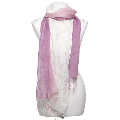 Codello, Schal, Damen, Lila/Weiß, 190 cm, 85 #3sO