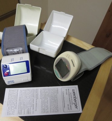 *2xHandgelenk-Blutdruckmessgerät, Weinberger+Lifetec,funktionell/gebraucht/top*