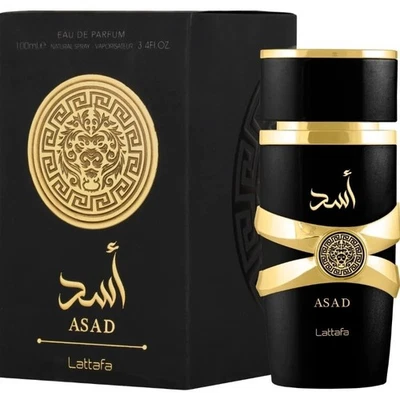 Lattafa Asad 100ml EDP Men Long Lasting Strong Oriental Arabian Perfume Gift