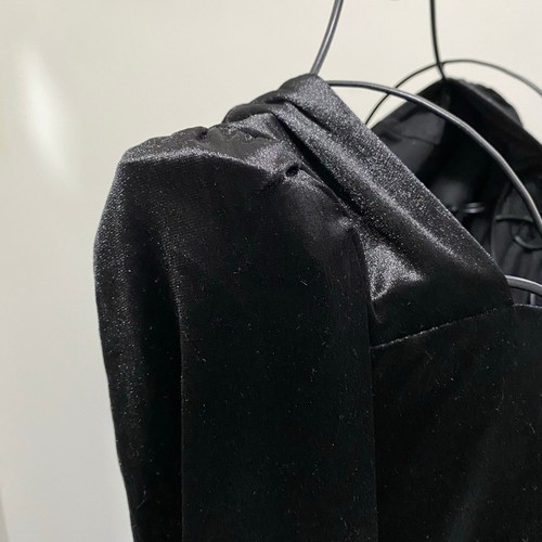 INC International Concepts schwarzes Velours VelveT Top Größe Large Langarm NEU - Bild 8 von 11